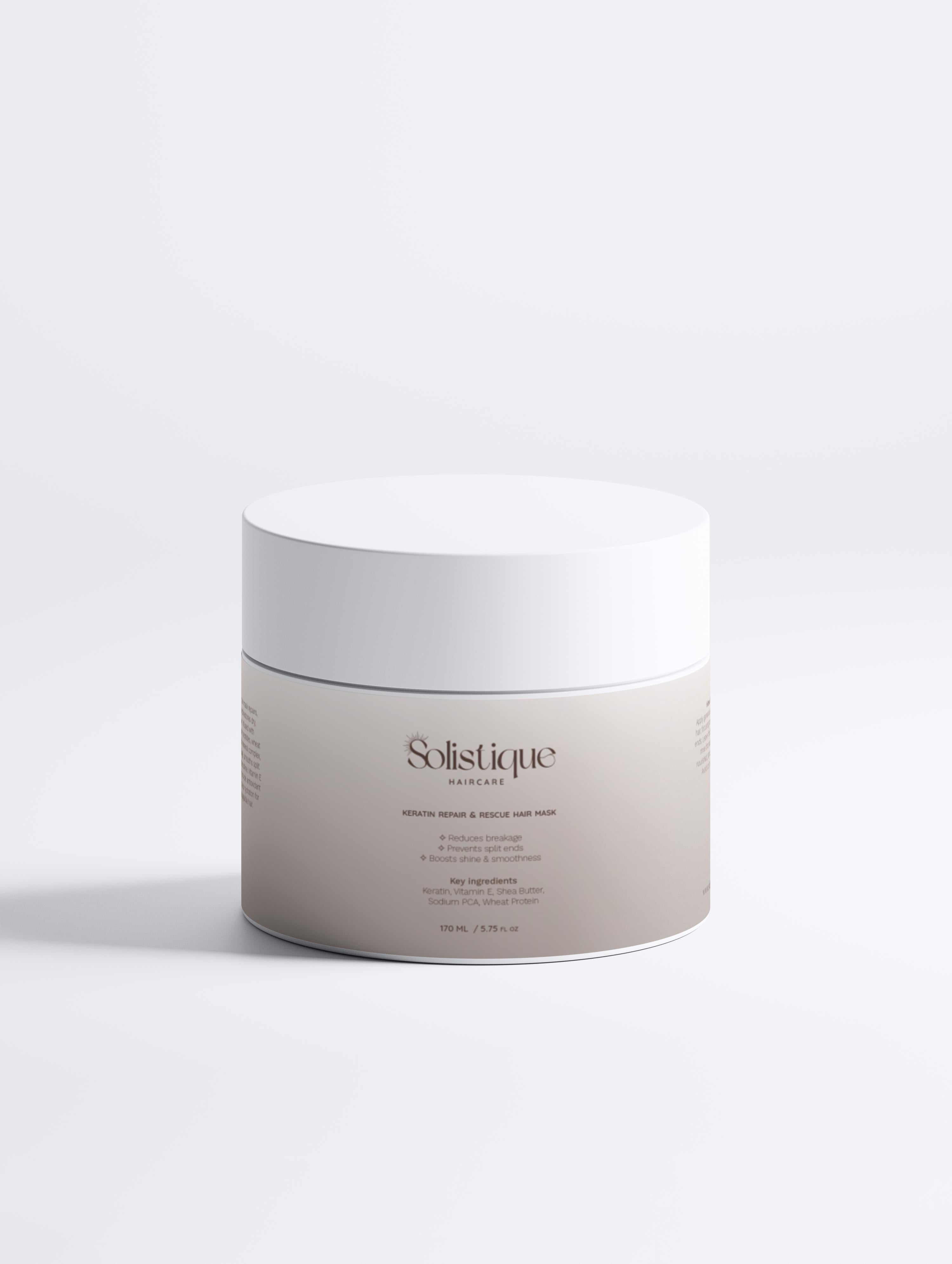 Solistique | Keratin Repair & Rescue Hair Mask